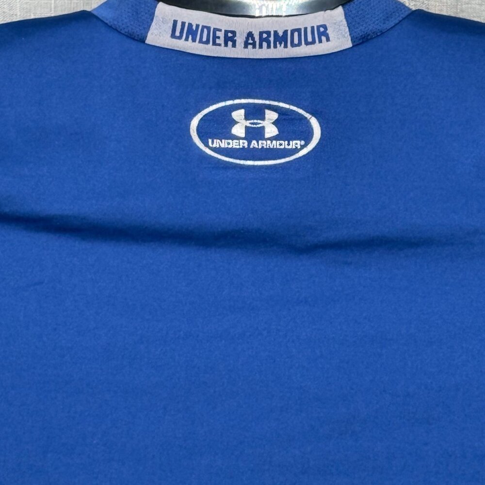 Under Armour - Boys Heat Gear Fitted Short Sleeve Shirt - Size Youth Large - Picture 5 of 6